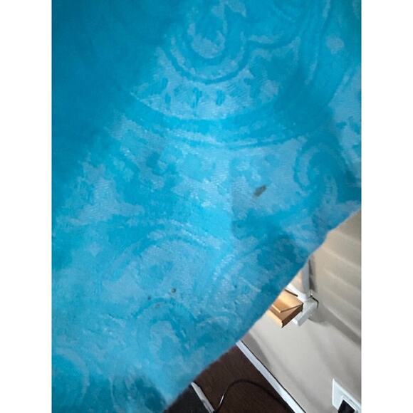 Robert Graham Classic Fit Long Sleeve Shirt Blue Paisley XL Linen Cotton - Picture 5 of 11